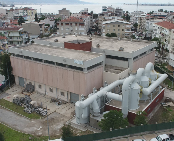 Odour treatment systems for four wastewater pumping stations in İzmir